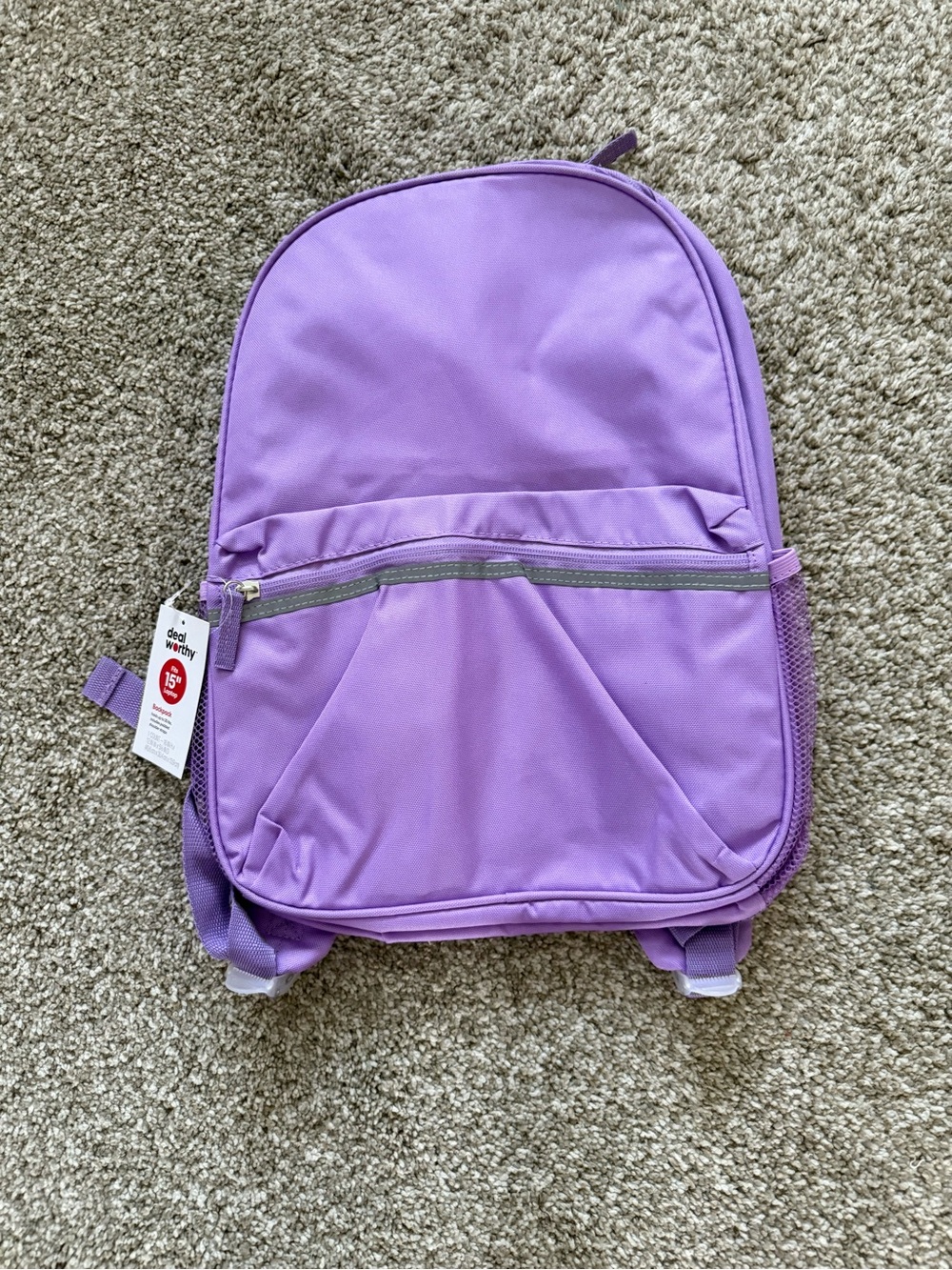 15β Purple Backpack Lightweight New with tags